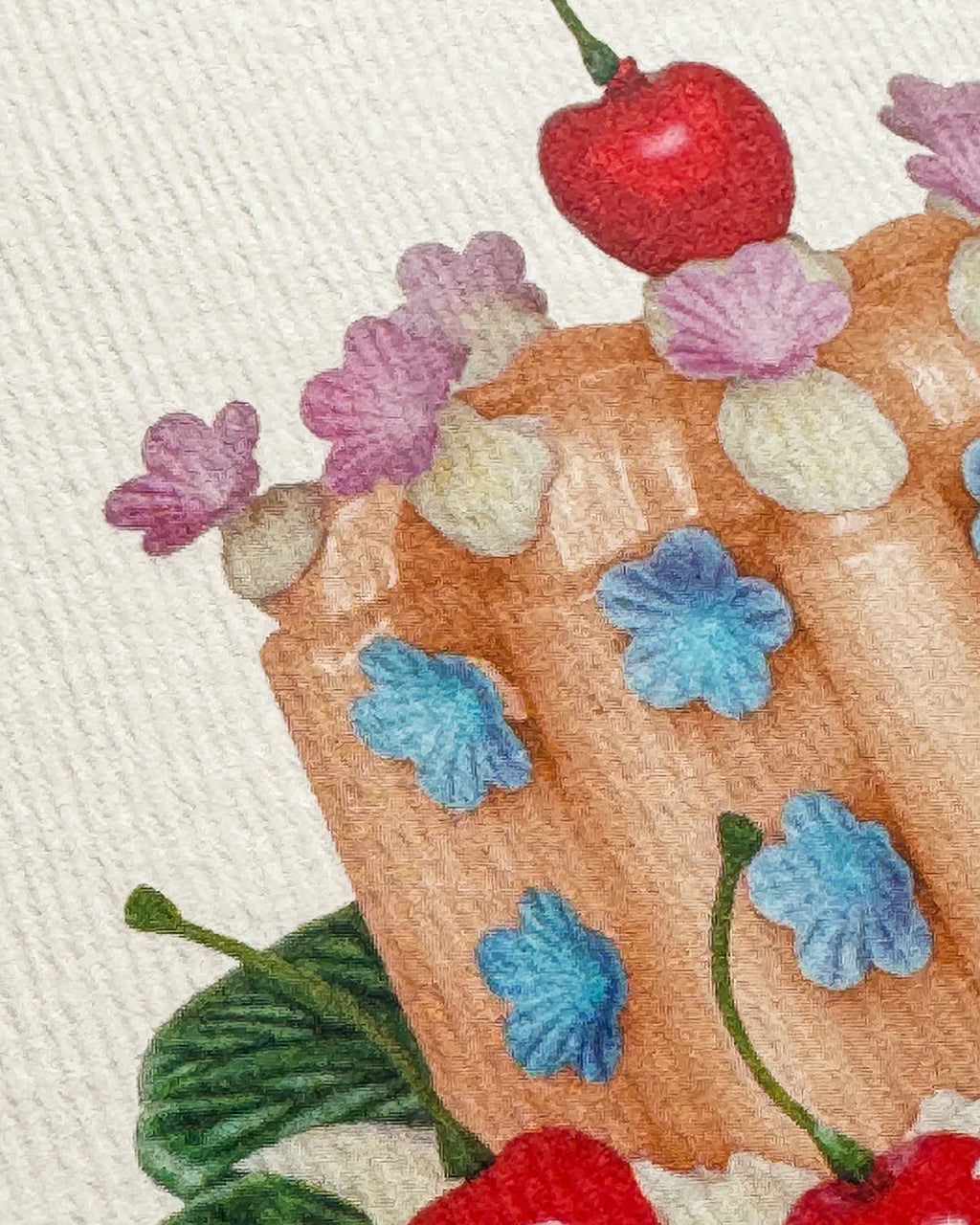 Saffron Cream Greeting Card