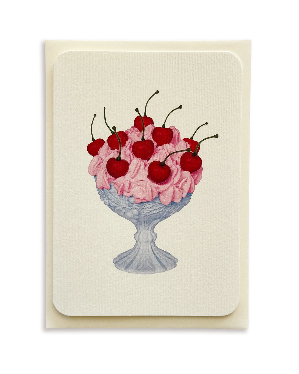 Strawberry Chantilly Cream Greeting Card