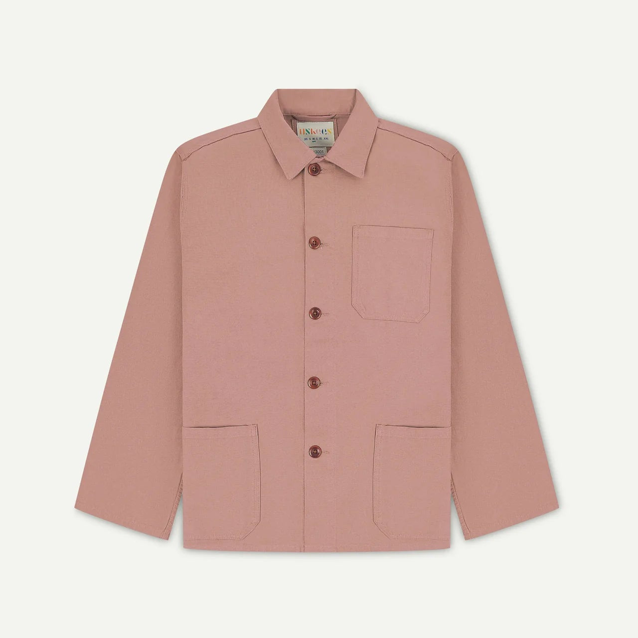 Dusty Pink Buttoned Overshirt