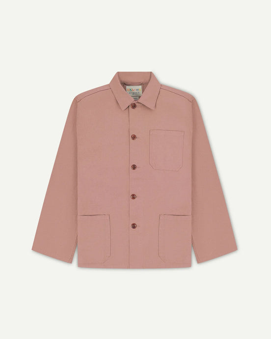 Dusty Pink Buttoned Overshirt