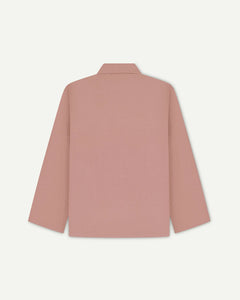 Dusty Pink Buttoned Overshirt