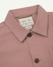 Dusty Pink Buttoned Overshirt