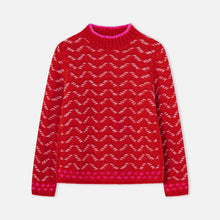 Red Chevron Sweater