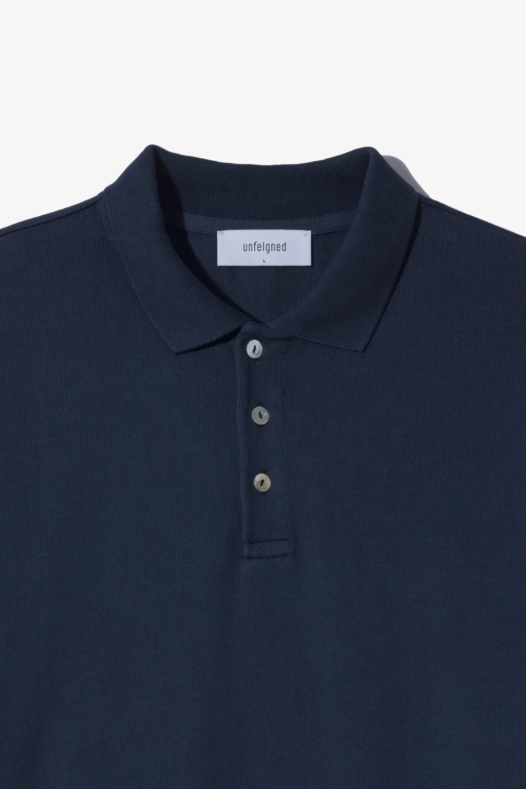 Navy Long Sleeve Polo