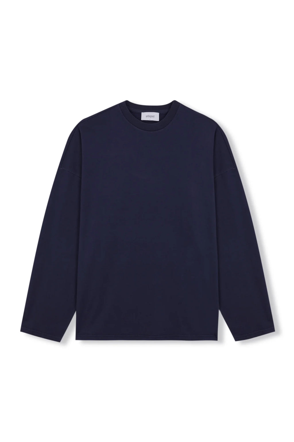 Navy Oversized Long Sleeve T-Shirt