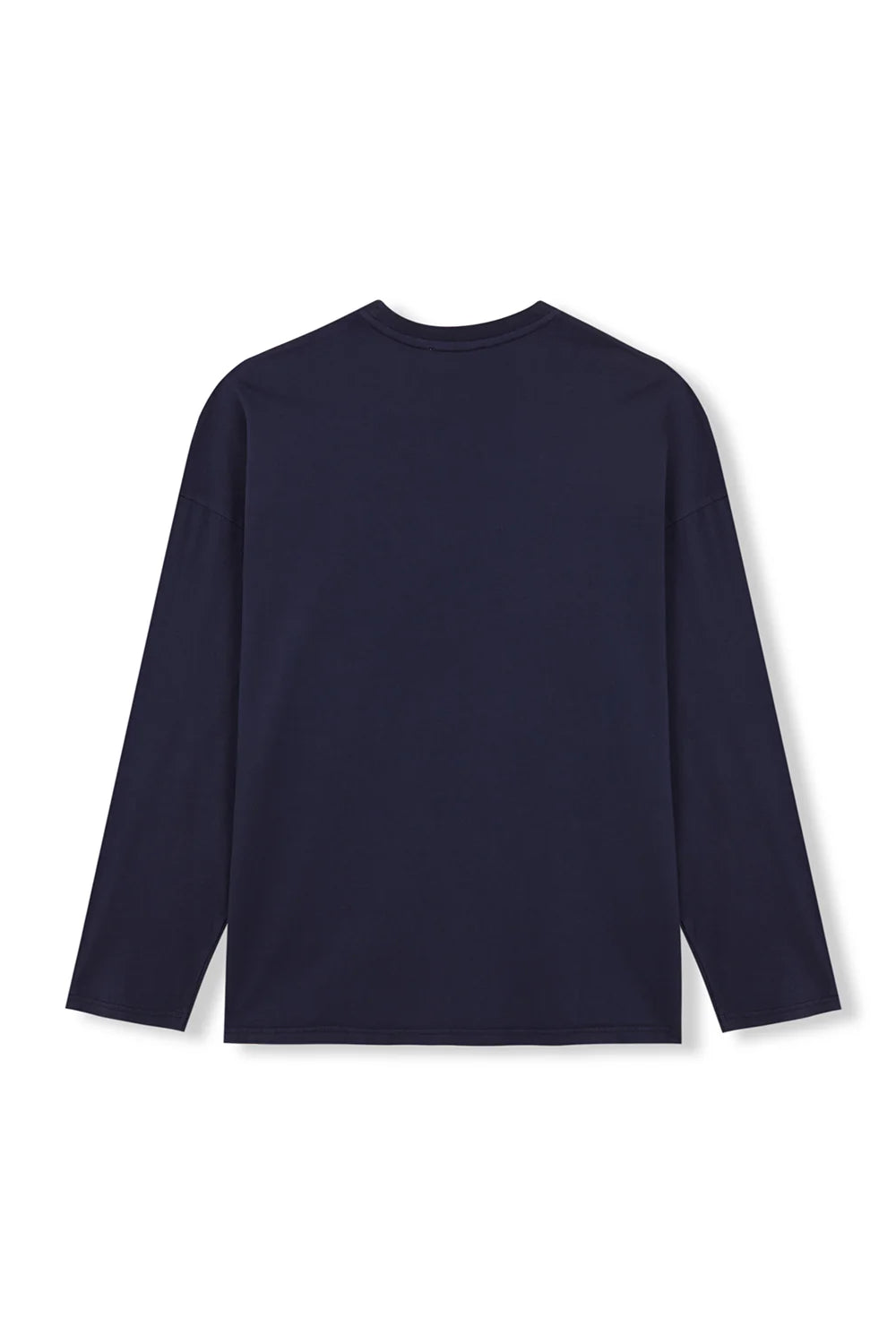 Navy Oversized Long Sleeve T-Shirt