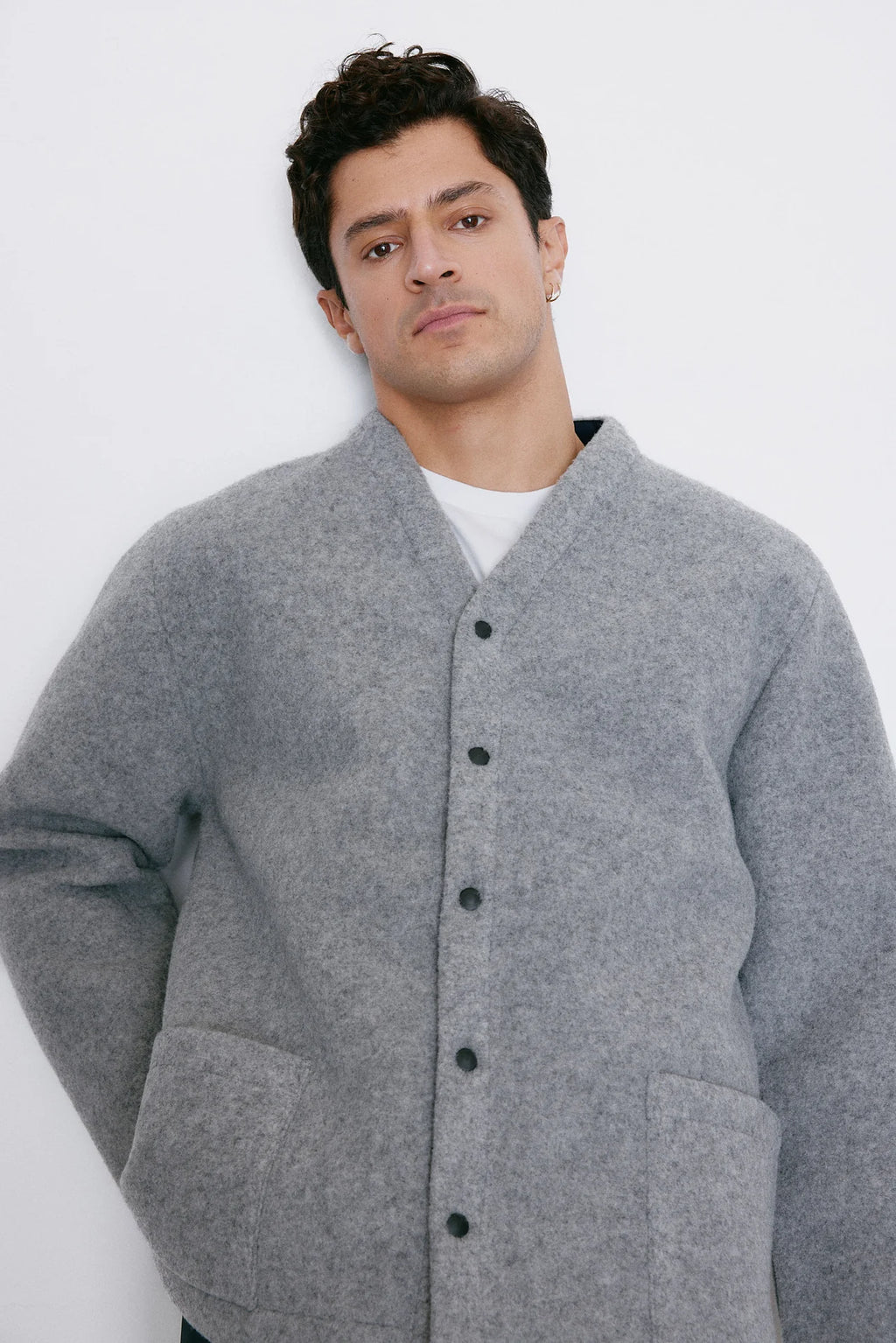 Grey Winter Cardigan