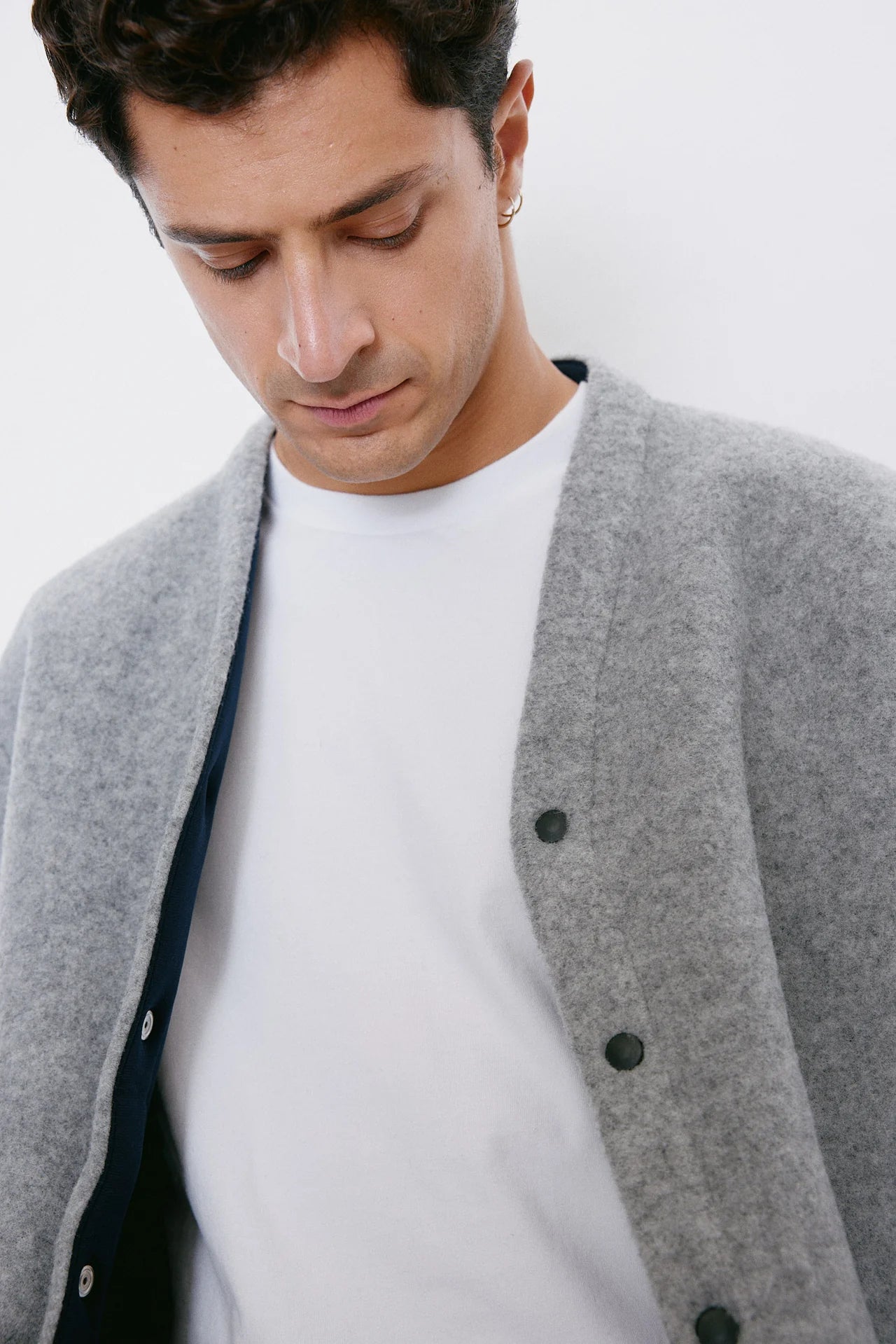 Grey Winter Cardigan