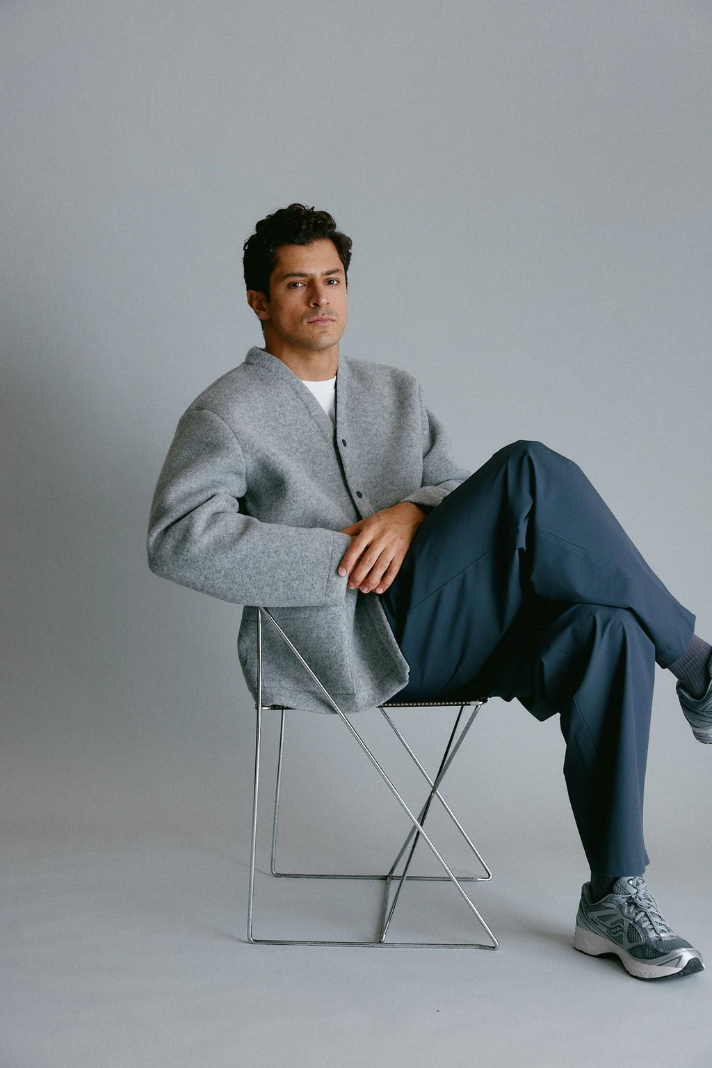 Grey Winter Cardigan