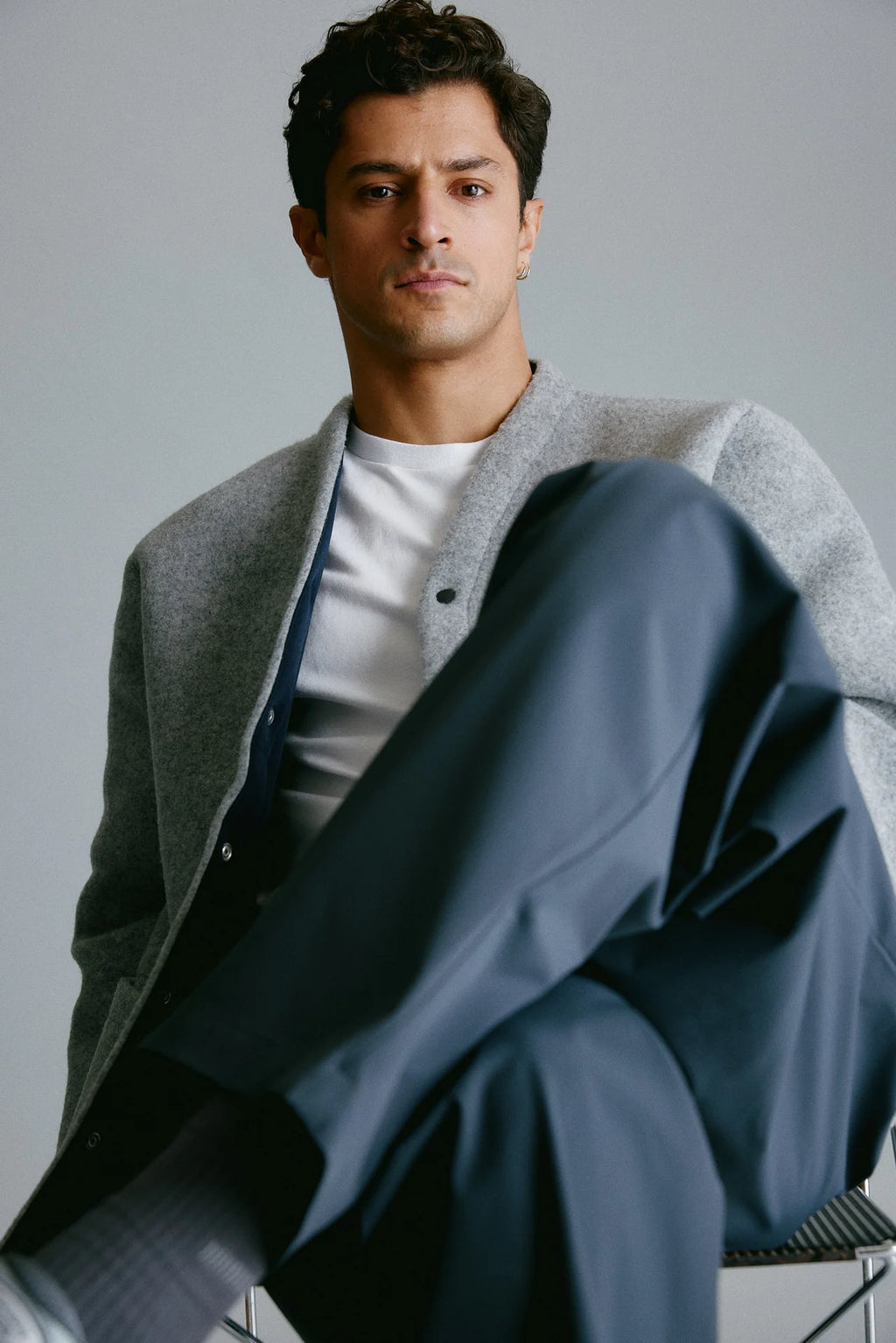 Grey Winter Cardigan