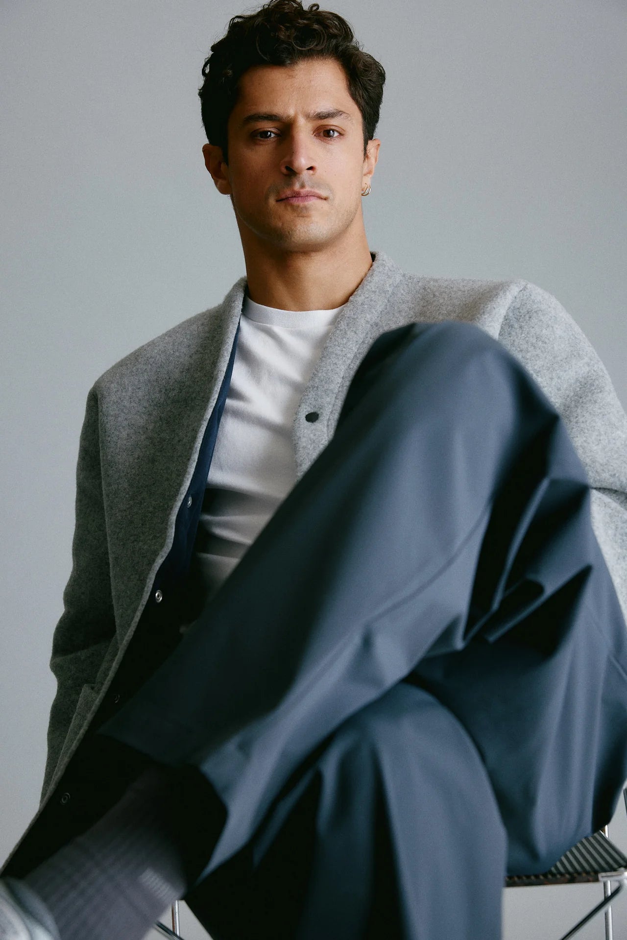 Grey Winter Cardigan