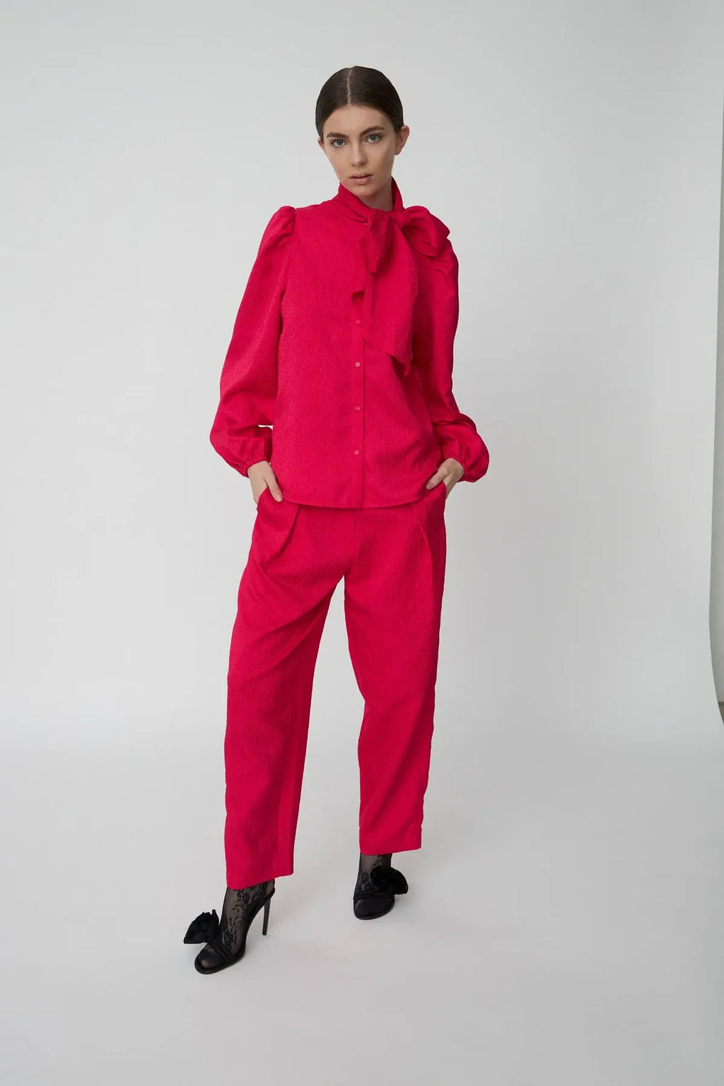 Cherry Bow Tie Shirt