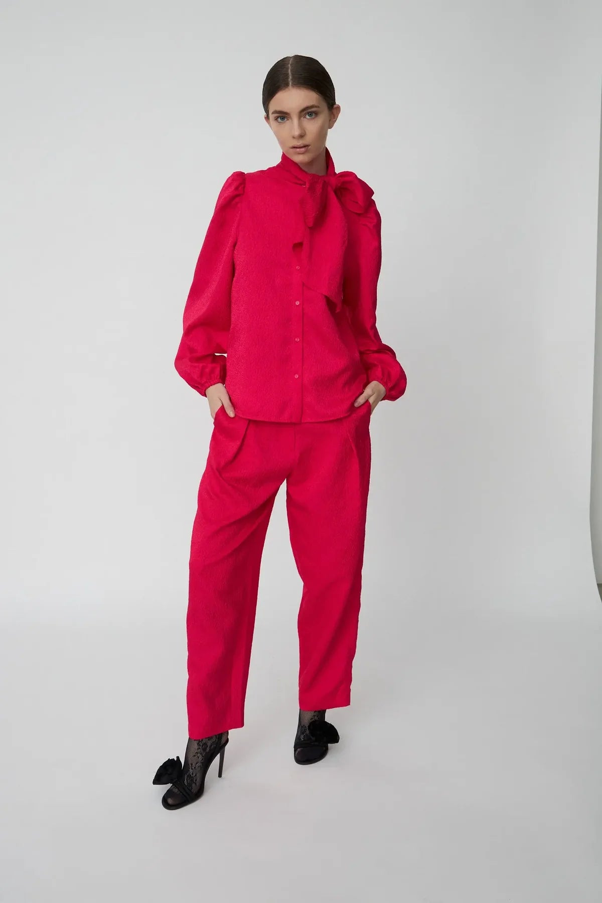 Cherry Bow Tie Shirt