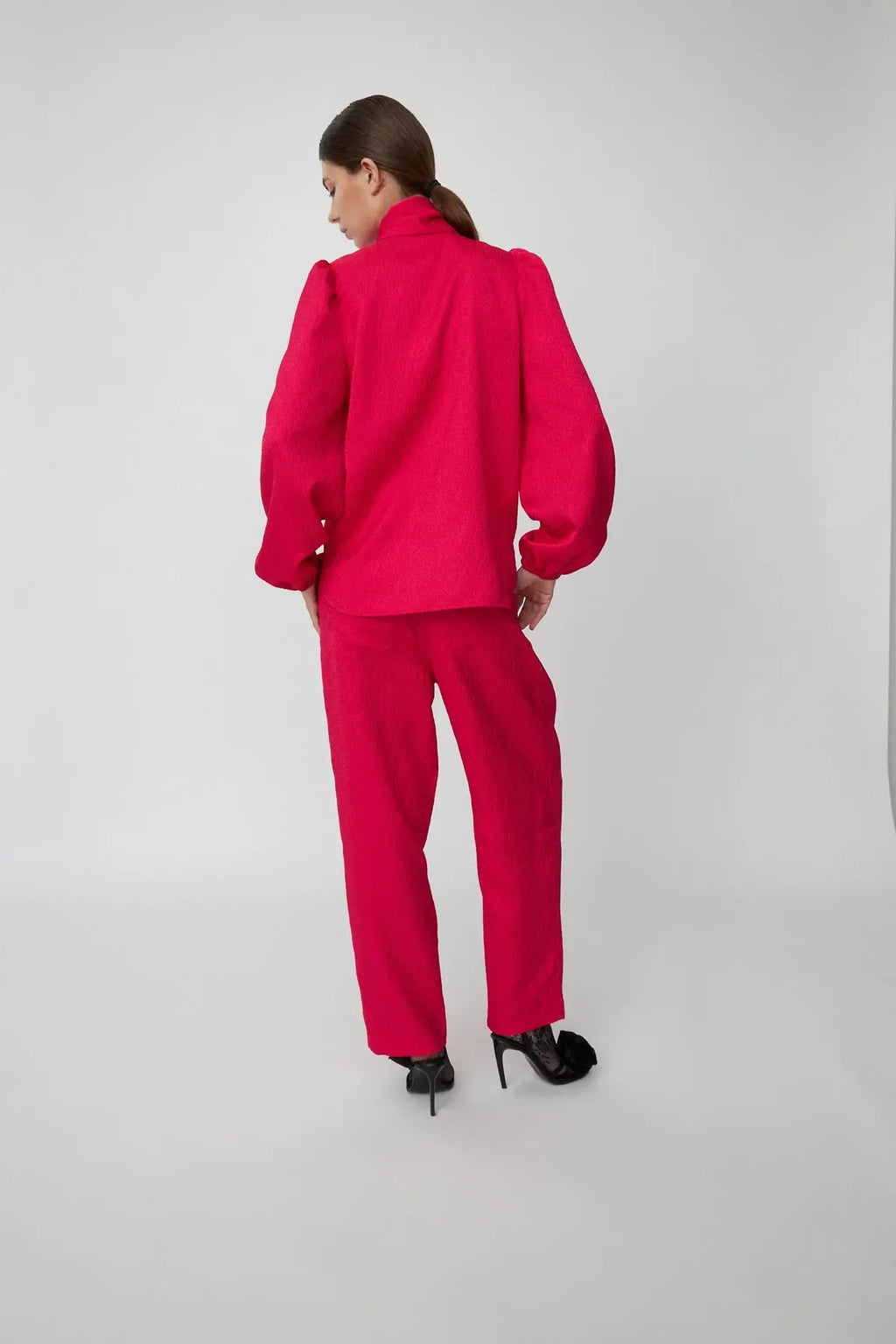 Cherry Cropped Crinkle Pants