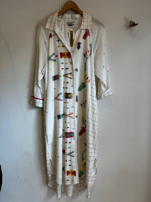 Samara Handwoven Shirt Dress