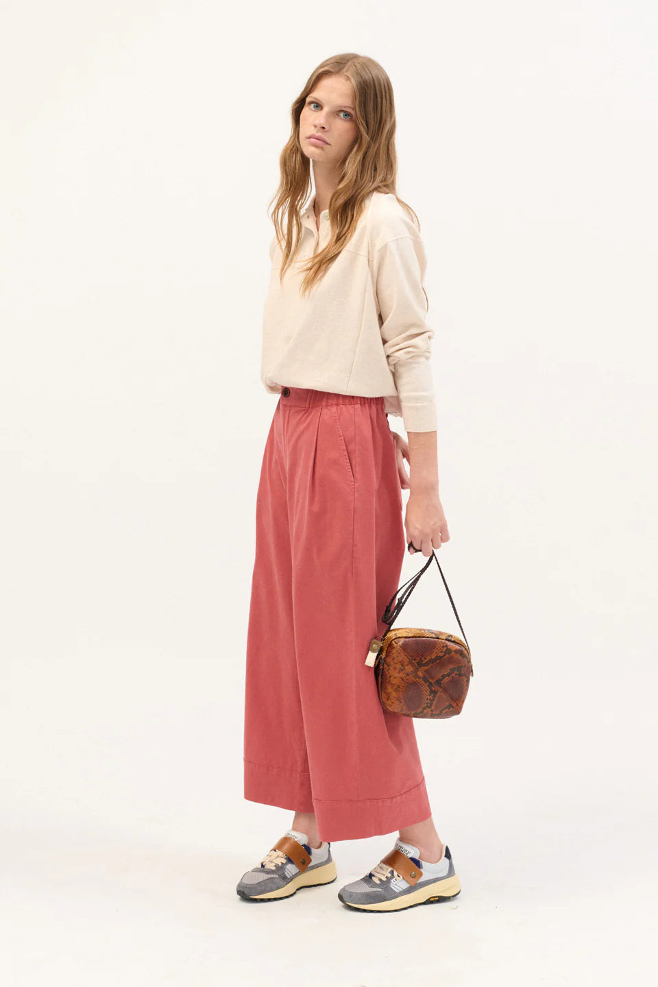 Cognac Twill Trousers