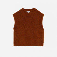 Caramel Metallic Knit Vest