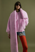 Pink Fur Scarf