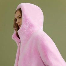 Pink Hooded Coat