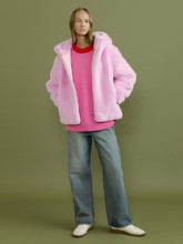 Pink Hooded Coat