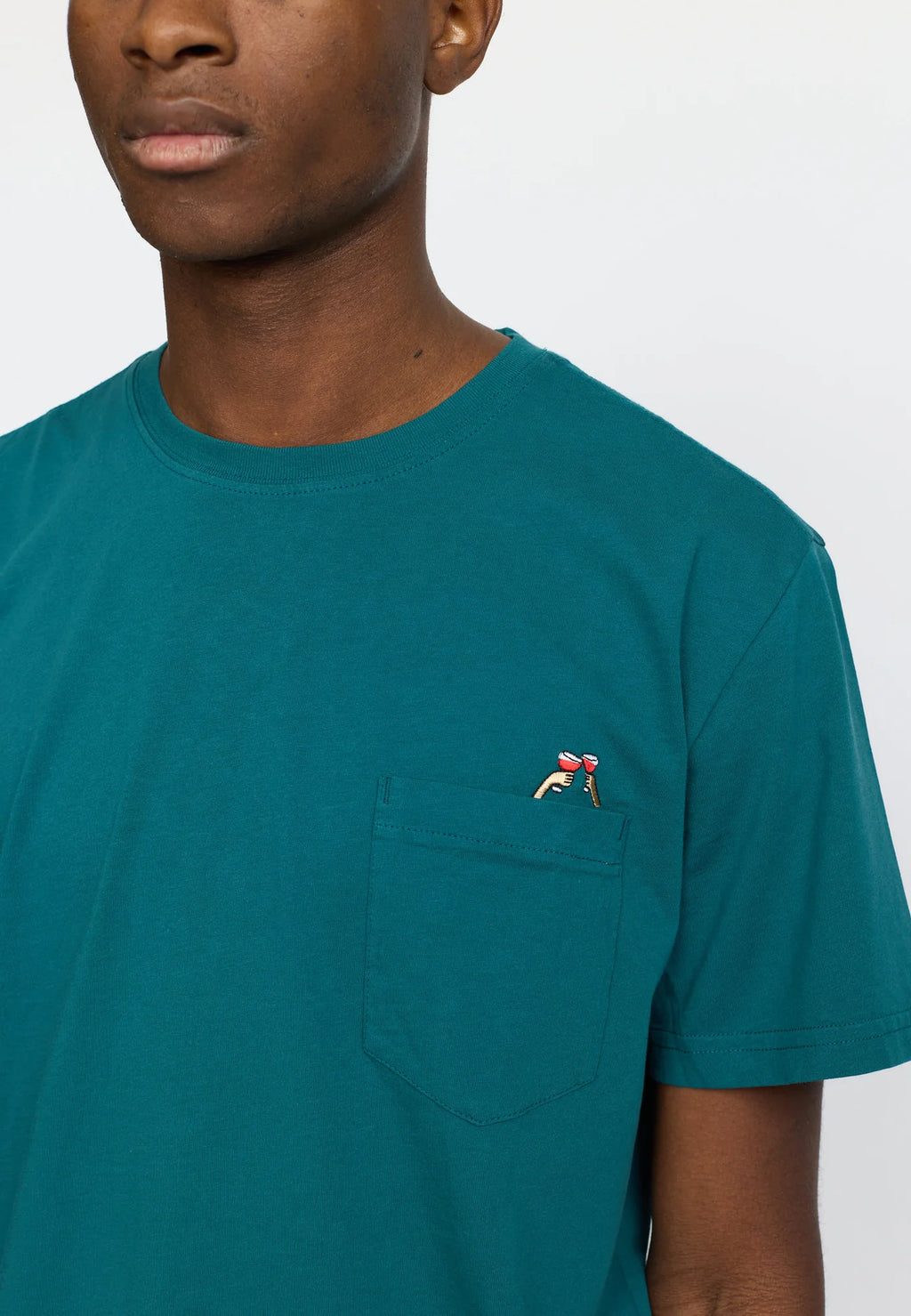 Dark Petrol Printed T-shirt