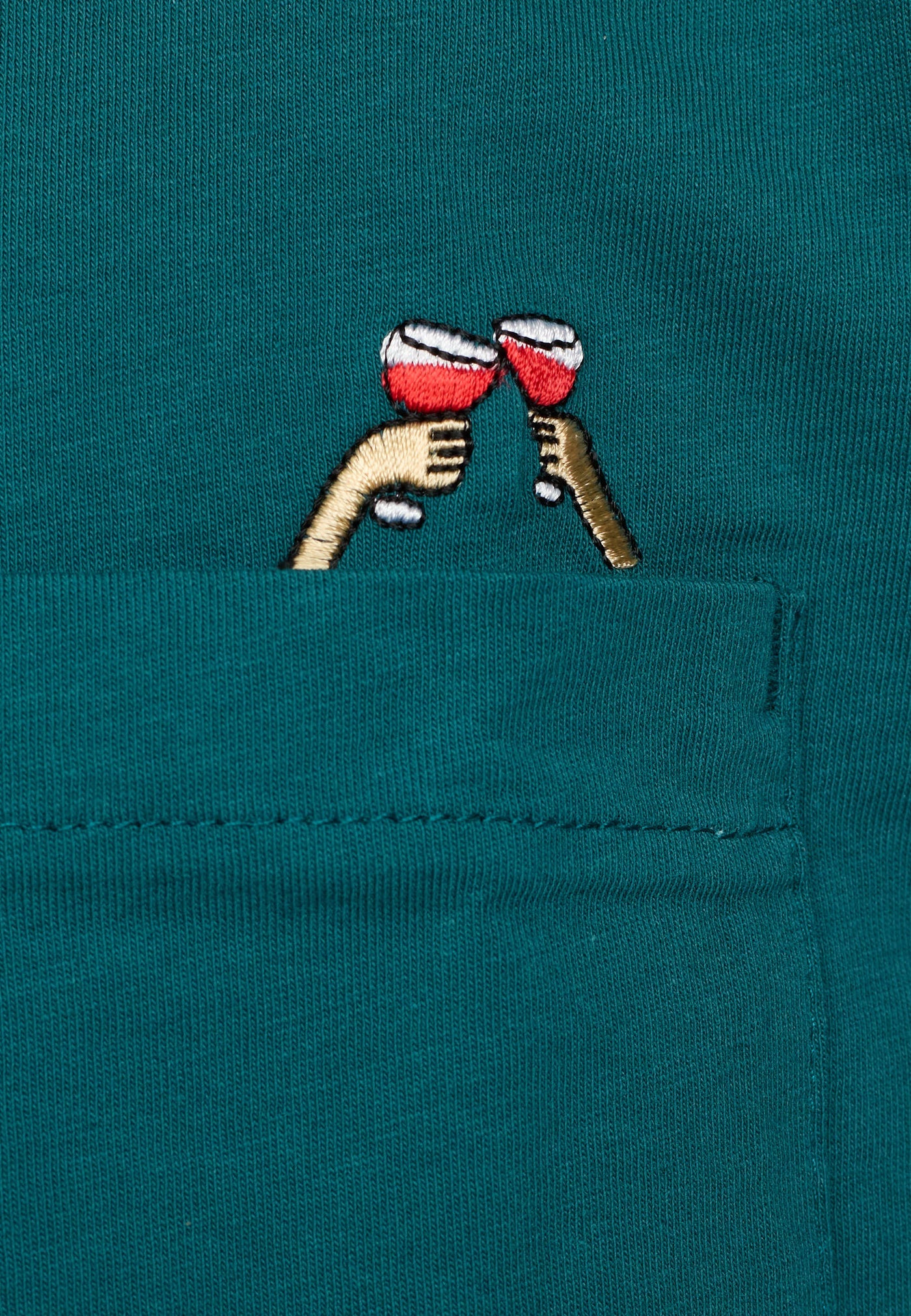 Dark Petrol Printed T-shirt