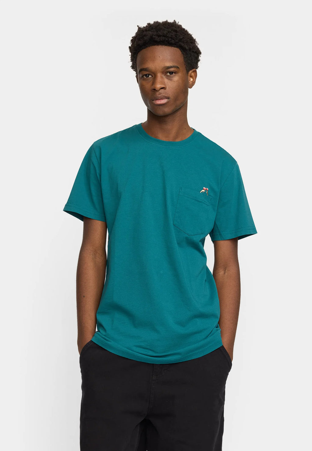 Dark Petrol Printed T-shirt