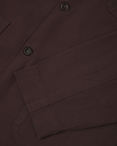 Chocolate Cotton Blazer