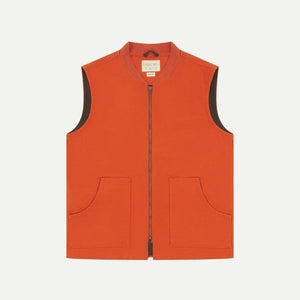 Burnt Orange Canvas Vest