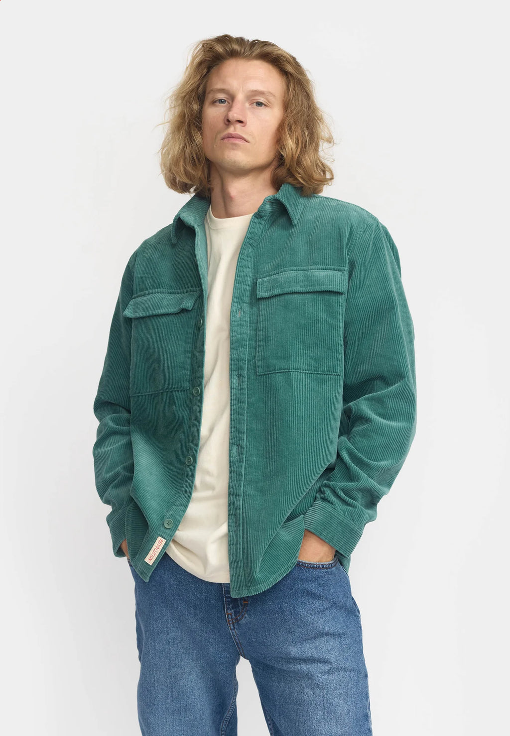 Turquoise Utility Overshirt