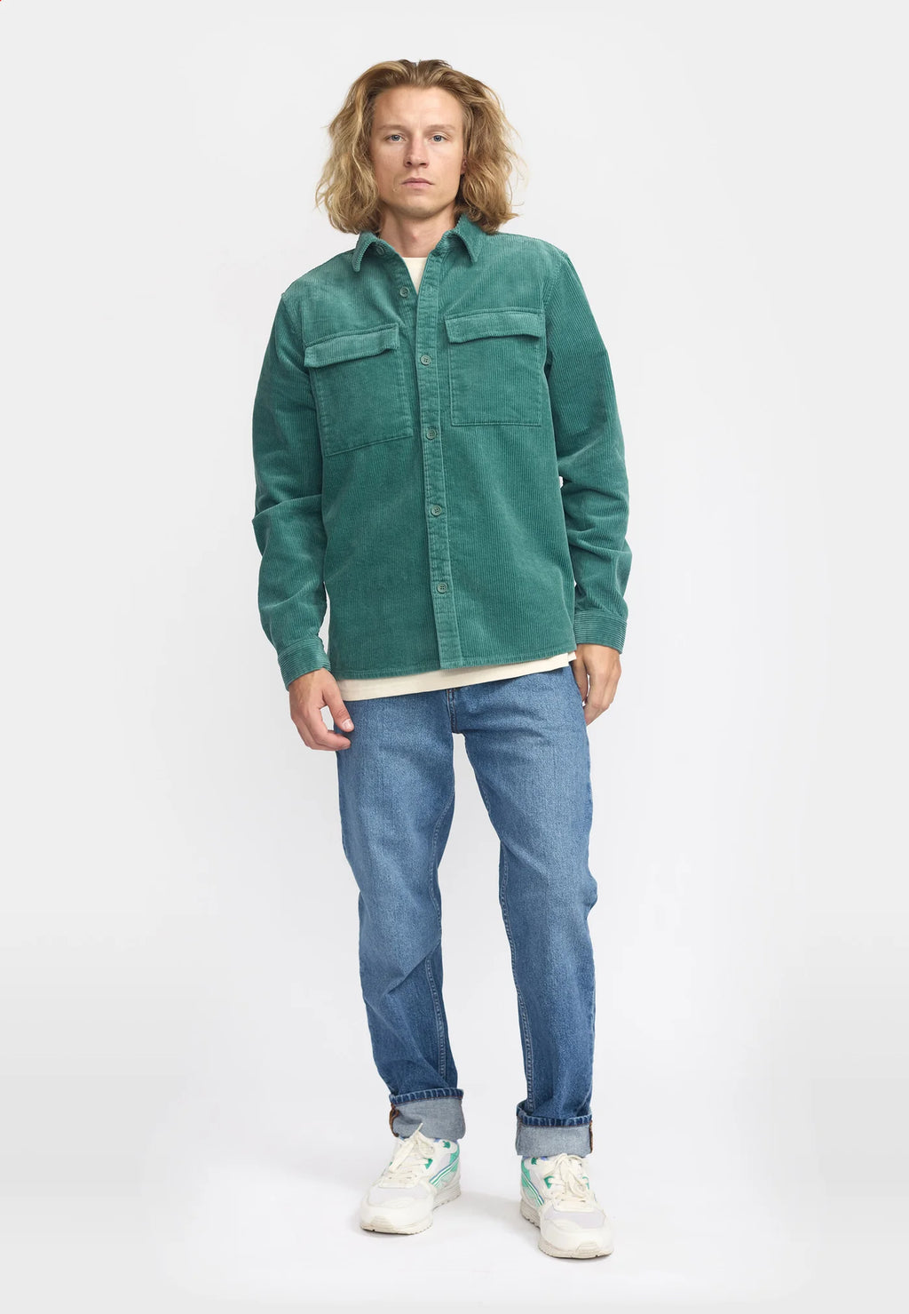 Turquoise Utility Overshirt