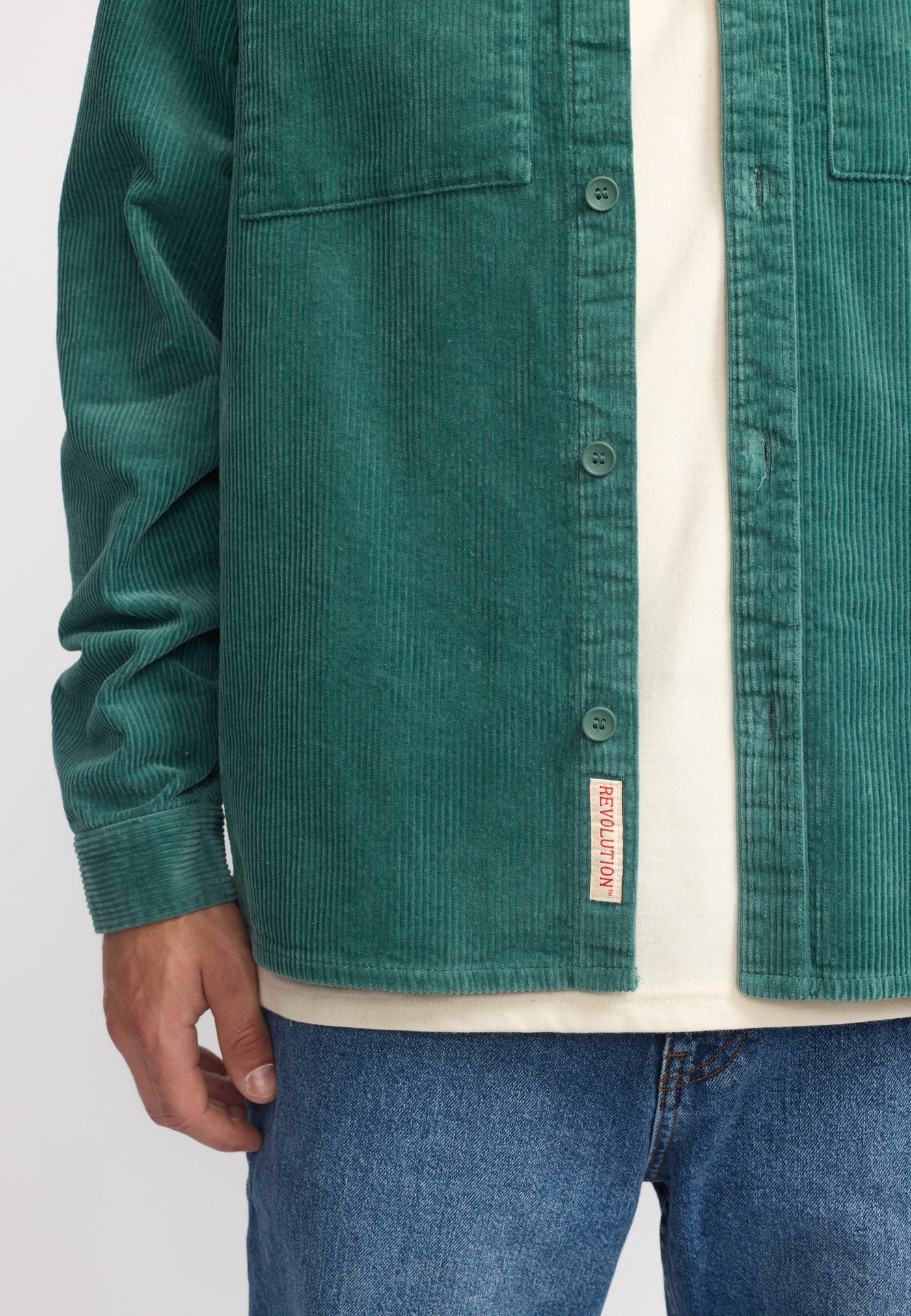 Turquoise Utility Overshirt