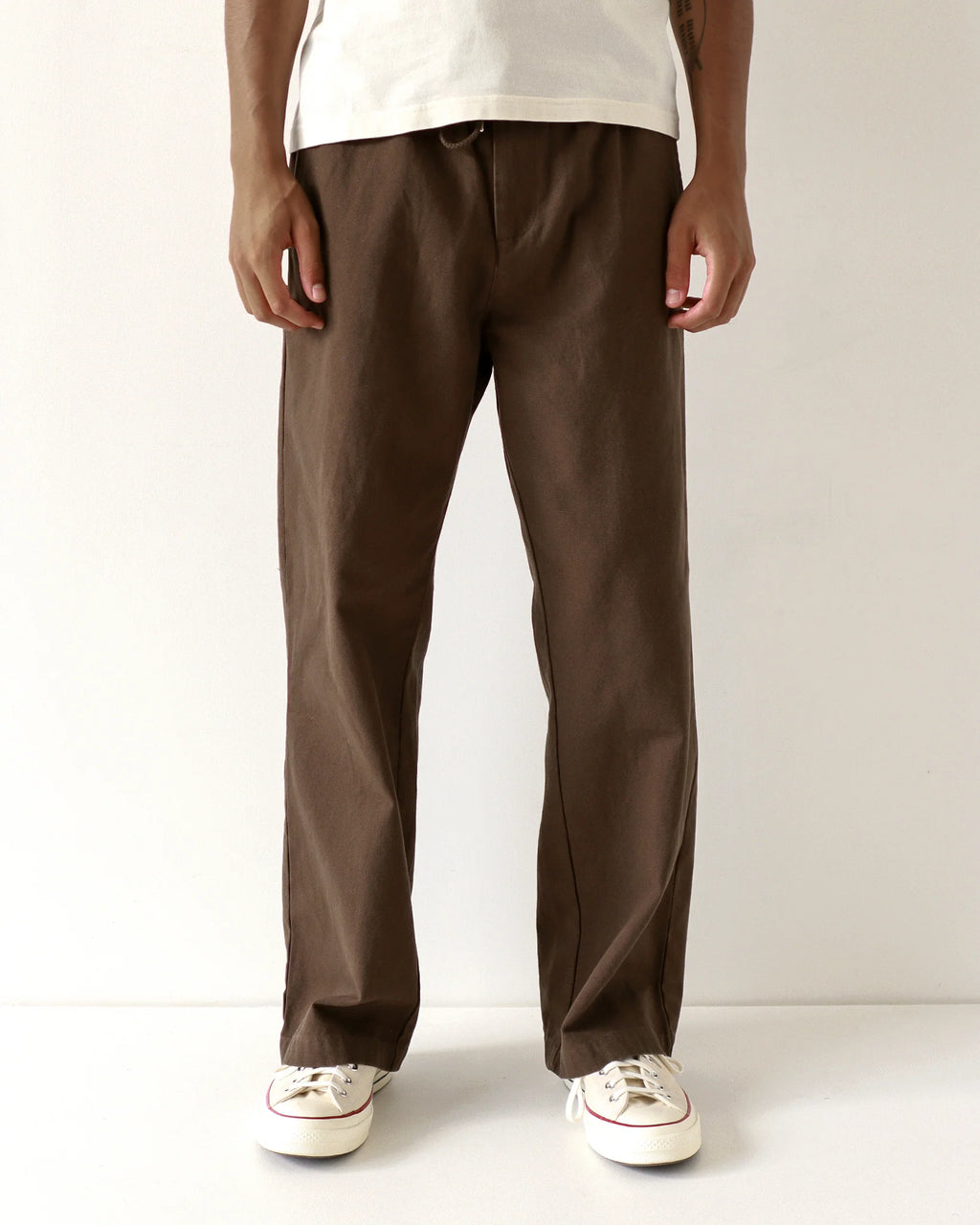 Brown Twill House Trouser