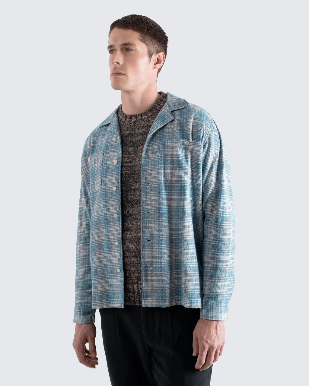 Hiro Yarn Dyed Box Fit Shirt
