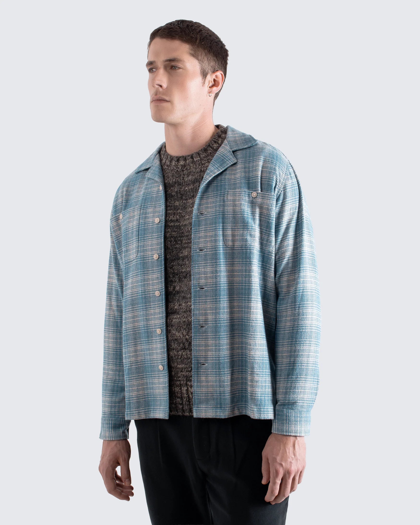 Hiro Yarn Dyed Box Fit Shirt