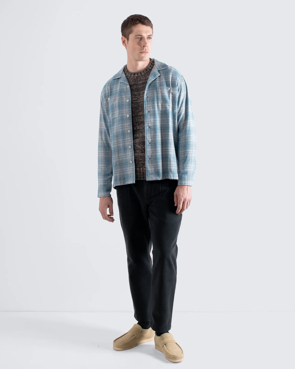Hiro Yarn Dyed Box Fit Shirt