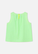 Neon Green Vichy Top