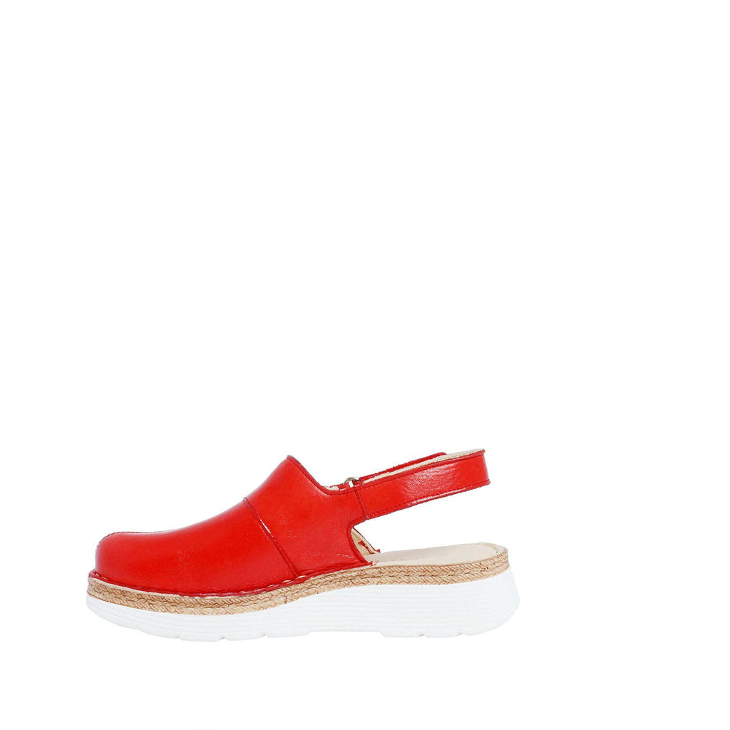 Red Closed Toe Clog Sandal - Last One Size 40