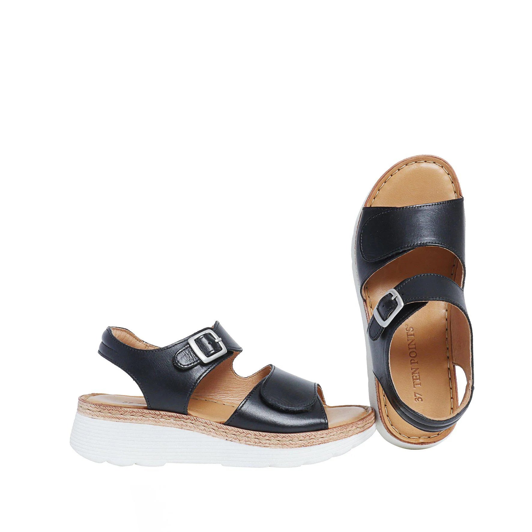 Black Open Toe Sandal - Last One size 40