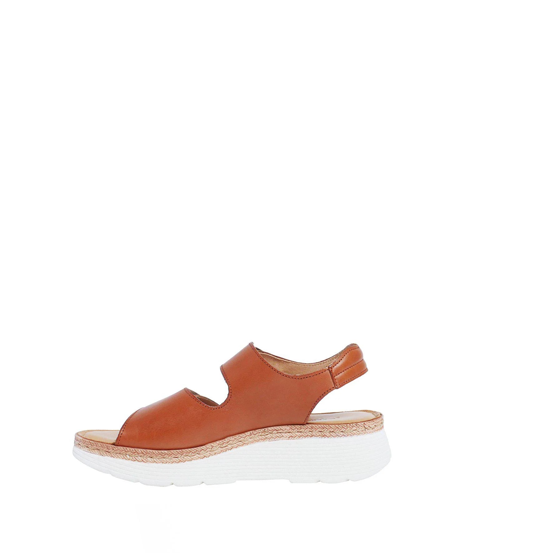 Cognac Open Toe Sandal - size 39 only