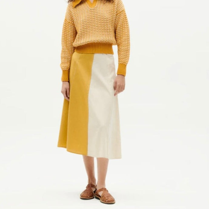 Yellow Patched Sofia Skirt