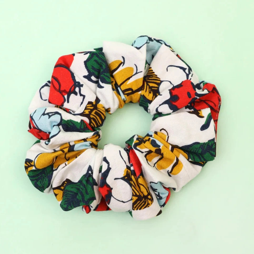 Cosmos Floral Scrunchie