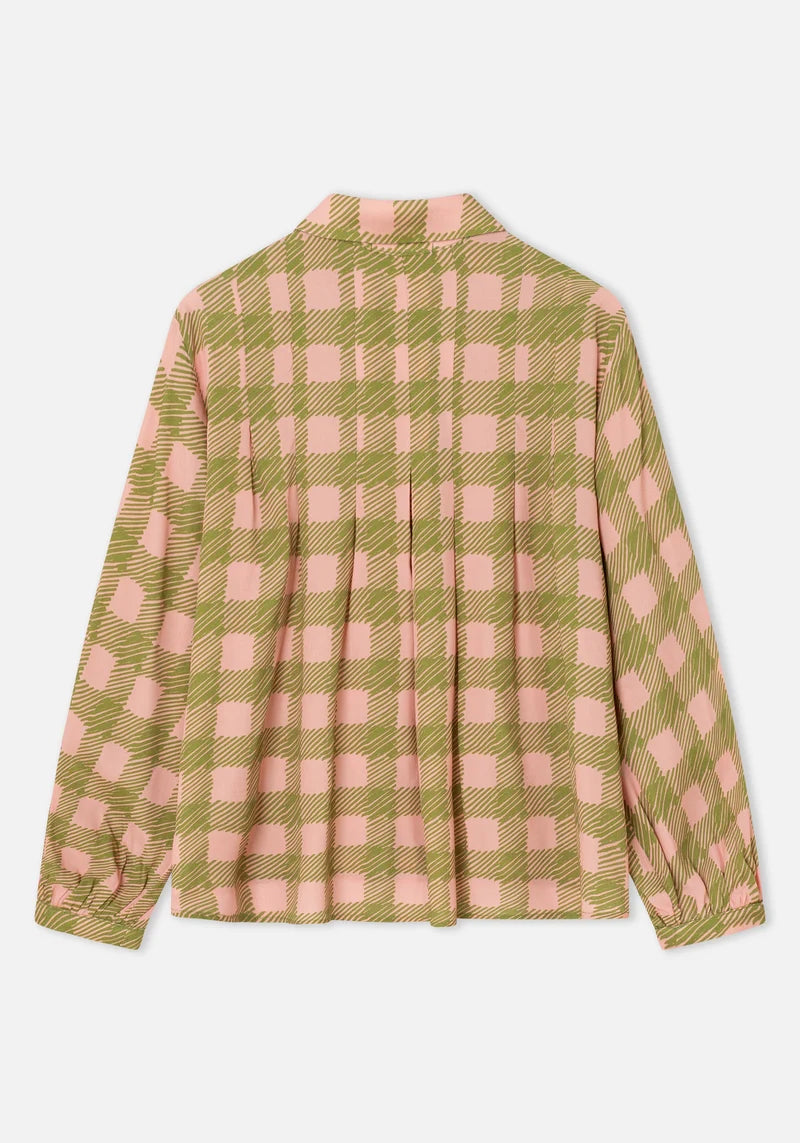 Pink Check Shirt