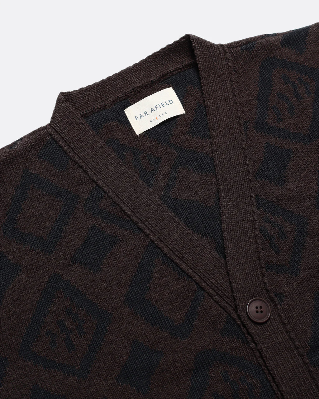 Buckley Brown/Black Geo Cardigan - Size Small