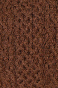 Brown Quincy Cardigan Jumper