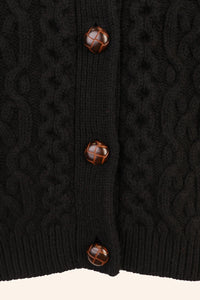 Black Quincy Cardigan Jumper - Last One (size 10)