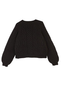 Black Quincy Cardigan Jumper - Last One (size 10)