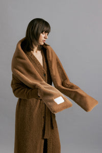 Brown Fur Scarf