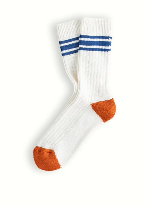 Nautical Turn Beach Break Natural Socks  (39-45)