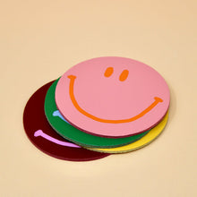 Happy Face Coasters Set of 2